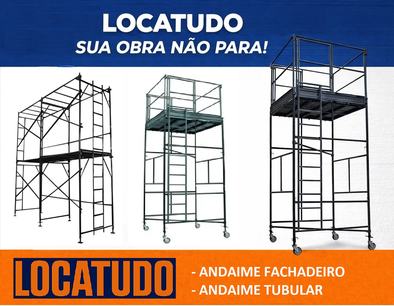 Andaime Fachadeiro e Tubular
